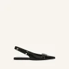 BALLERINES SLINGBACK RACER EN VINYLE