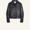 BLOUSON TRUCKER EN CUIR
