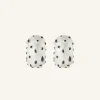 BOUCLES D'OREILLES INFINI MOUCHETÉES