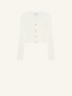 CARDIGAN SOLAR COURT EN MAILLE