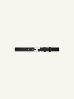 CEINTURE AC EN CUIR GRAINÉ