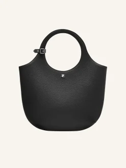 HOLY BAG MEDIUM EN CUIR GRAINÉ