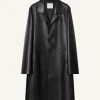 MANTEAU EN CUIR