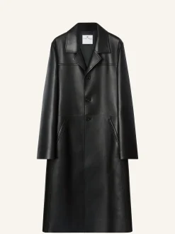 MANTEAU EN CUIR