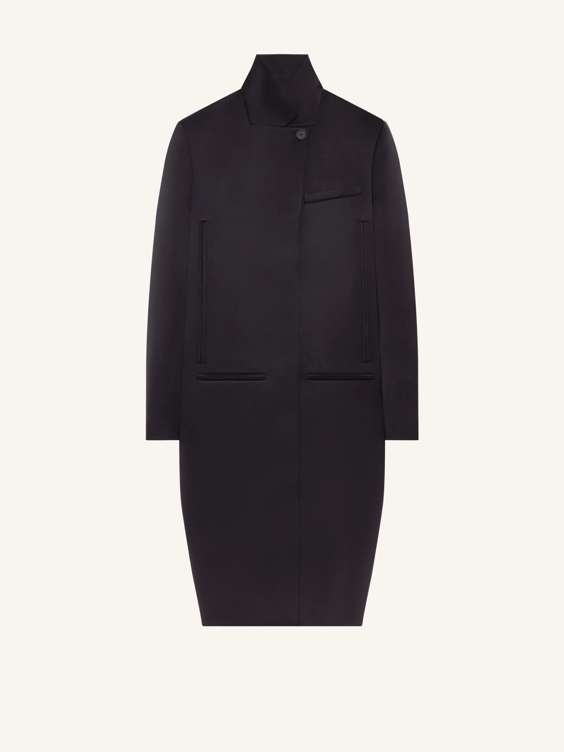 MANTEAU EN SATIN
