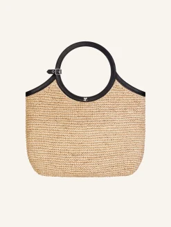 MEDIUM HOLY BAG EN RAPHIA