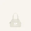 MINI SAC BOWLING EN CUIR LISSE