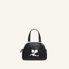 MINI SAC BOWLING EN CUIR LISSE