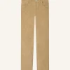 PANTALON 5 POCHES EN SUÈDE