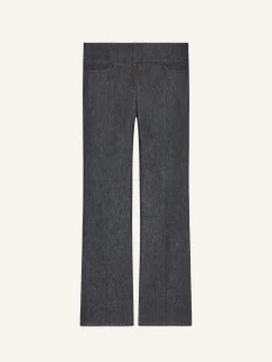 PANTALON BOOTCUT CEINTURÉ EN DENIM