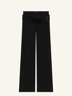 PANTALON EN DENIM CEINTURE DOUBLE