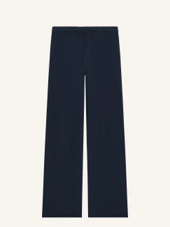 PANTALON EN MOLLETON BRODÉ