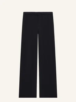 PANTALON EN MOLLETON BRODÉ