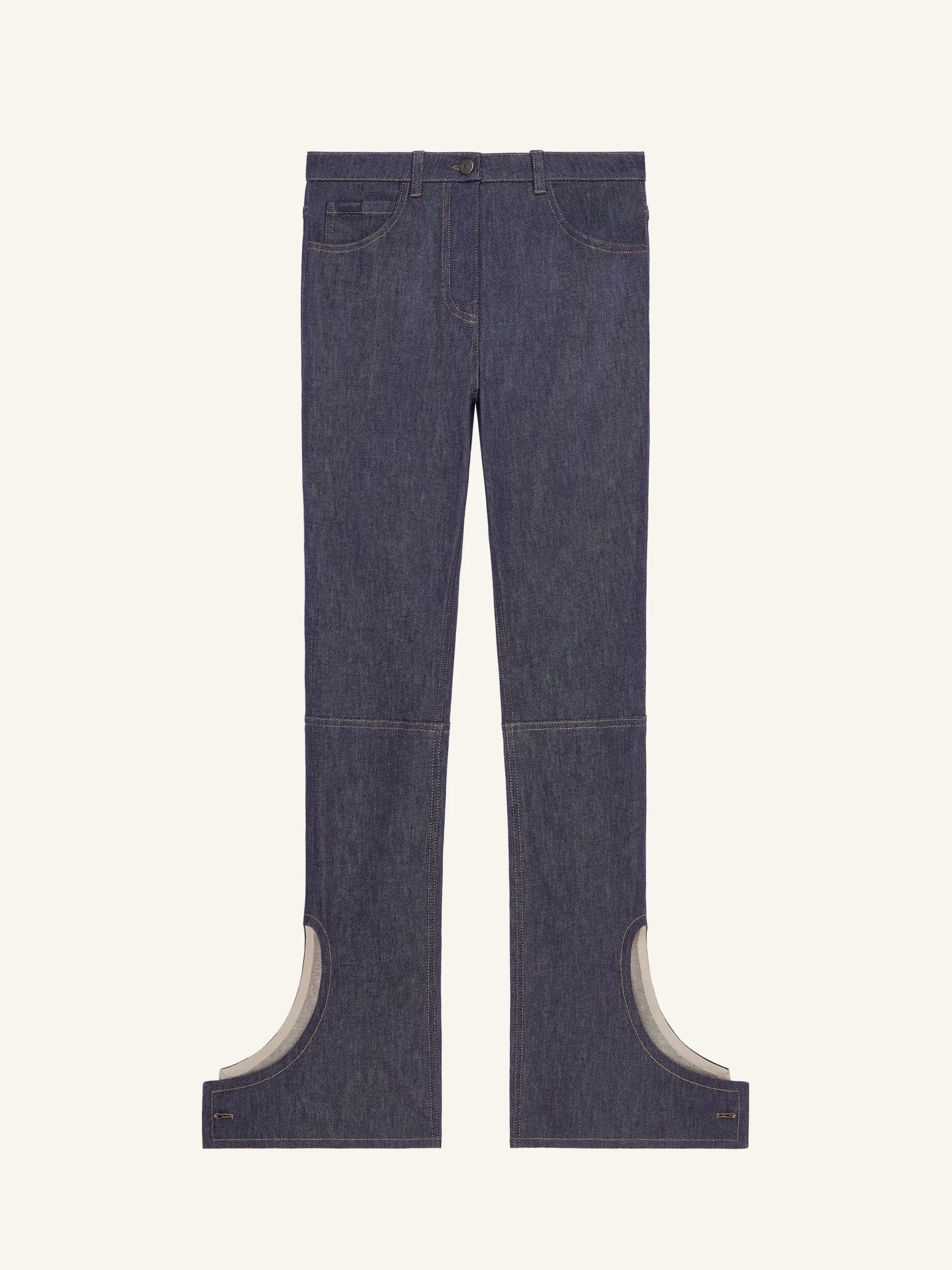 PANTALON INVERSÉ EN DENIM