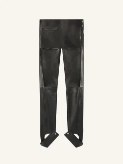 PANTALON SURJUPE SCUBA EN CUIR