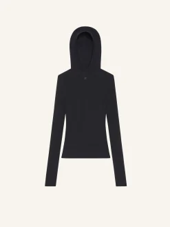 PULL À CAPUCHE EN MAILLE FINE