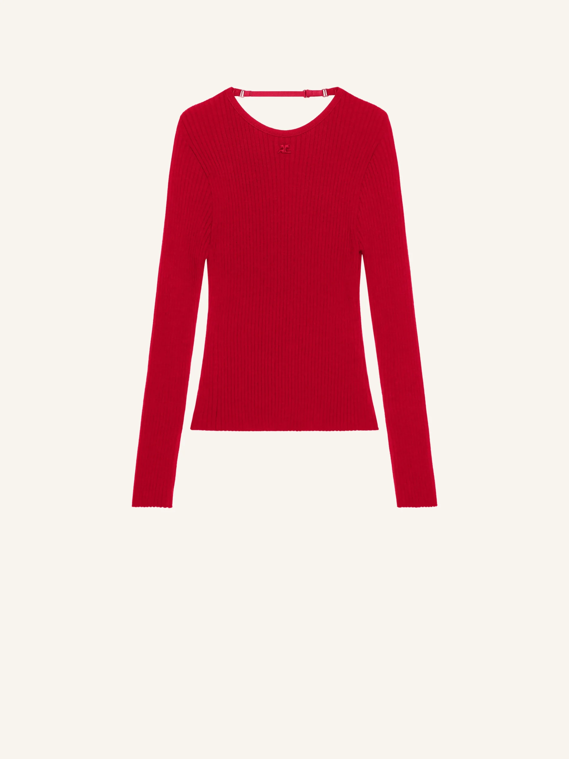 PULL EN MAILLE DÉTAIL LINGERIE