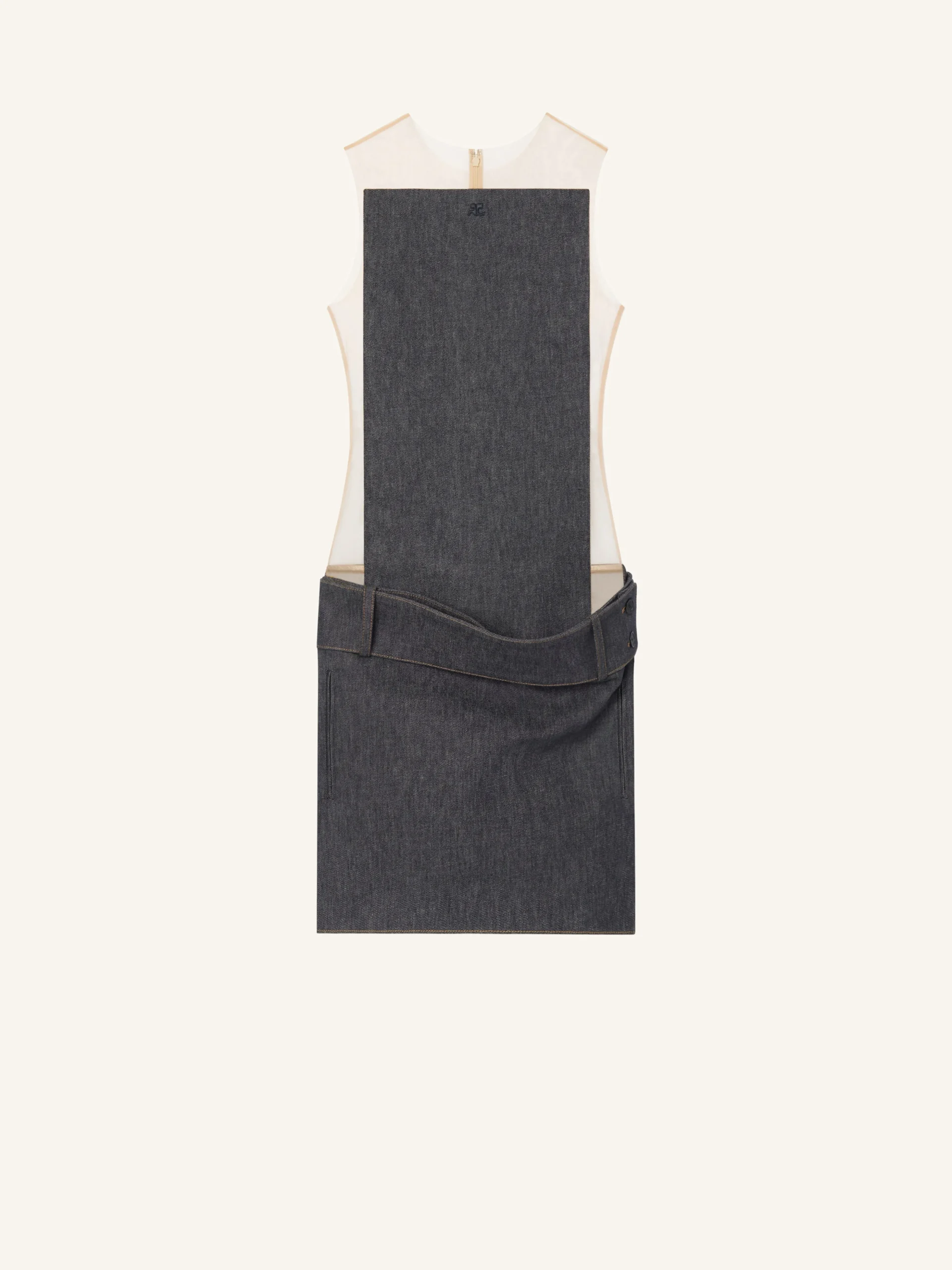 ROBE CARRÉ MAGIQUE EN DENIM