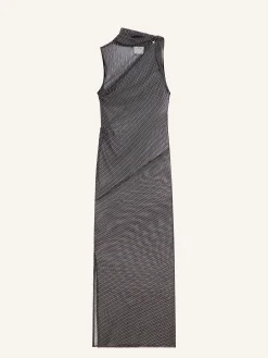 ROBE DRAPÉE EN MESH