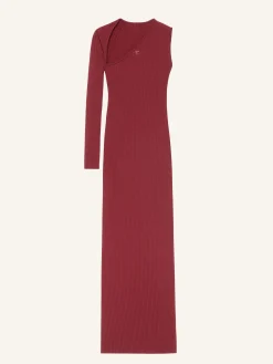 ROBE LONGUE SLASH EN MAILLE