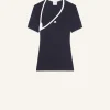 T-SHIRT CONTRASTE SLASH